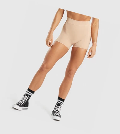 Gymshark KK Fit Naisten Shortsit Vaaleankeltainen | KYHOFR853