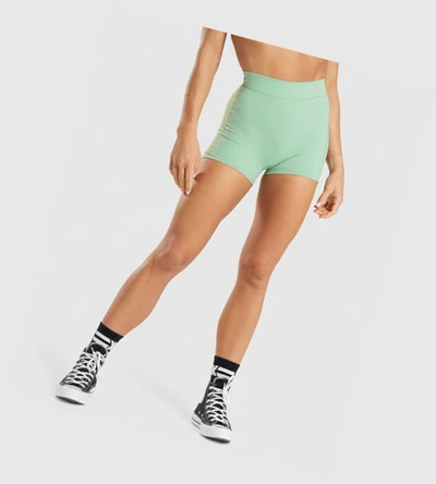 Gymshark KK Fit Naisten Shortsit Vihreä | AXESLY870