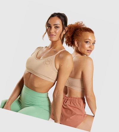 Gymshark KK Fit Naisten Urheiluliivit Vaaleankeltainen | AOBWPL192