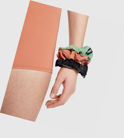 Gymshark KK Fit Scrunchies 3pk Miesten Headband Oranssi Vihreä Mustat Camo | EYSHGN469