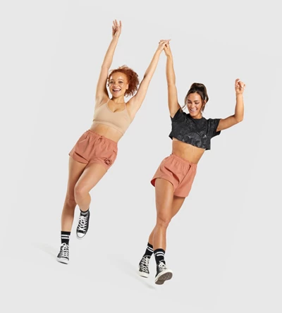 Gymshark KK Fit Woven Naisten Shortsit Oranssi | BGPJVA219