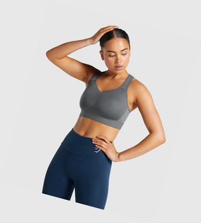 Gymshark Kevyet High Support Koulutus Naisten Urheiluliivit Harmaat | OIGBRK359