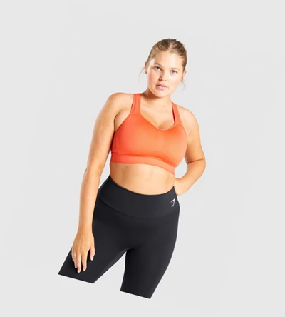 Gymshark Kevyet High Support Koulutus Naisten Urheiluliivit Oranssi | RKWQFC793