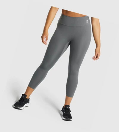 Gymshark Koulutus 7/8 High Waisted Naisten Leggingsit Harmaat | GEYCDR418