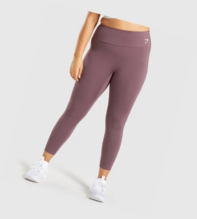 Gymshark Koulutus 7/8 High Waisted Naisten Leggingsit Ruskea | UOQVKL793