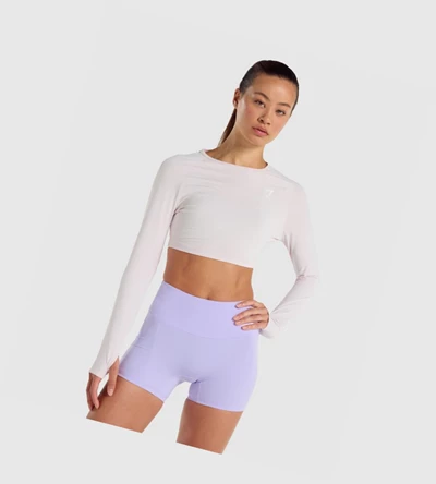 Gymshark Koulutus Crop Top Naisten T Paidat Kerma | QBVWYL408