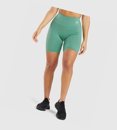 Gymshark Koulutus Cycling Naisten Shortsit Vihreä | MYTVNP543
