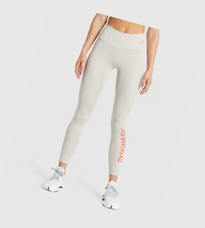 Gymshark Koulutus Graafinen High Waisted Naisten Leggingsit Harmaat | PTHNRQ563