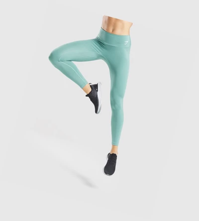 Gymshark Koulutus High Waisted Naisten Leggingsit Vaaleanvihreä | XNOTSW163