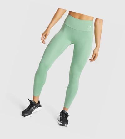 Gymshark Koulutus High Waisted Naisten Leggingsit Vihreä | XTVILG270