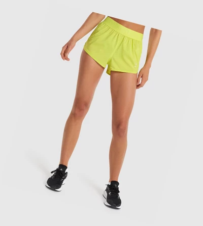 Gymshark Koulutus Loose Fit Naisten Shortsit Keltainen | EYIQLD208