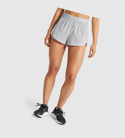 Gymshark Koulutus Loose Fit Naisten Shortsit Vaaleanharmaat | KHAUZJ491