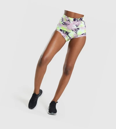 Gymshark Koulutus Lyhyt Length Naisten Shortsit Camo | QBEKXW702