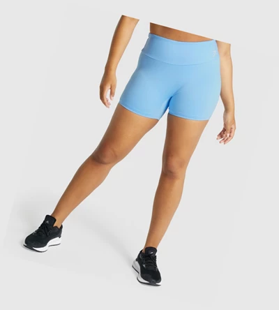 Gymshark Koulutus Naisten Shortsit Vaaleansininen | VGHOUS516