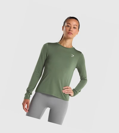 Gymshark Koulutus Naisten T Paidat Vihreä | YXEIFV857