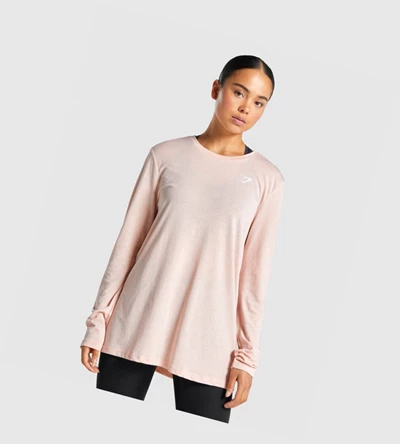 Gymshark Koulutus Oversized Naisten T Paidat Vaaleanpinkki | GCRLXI097