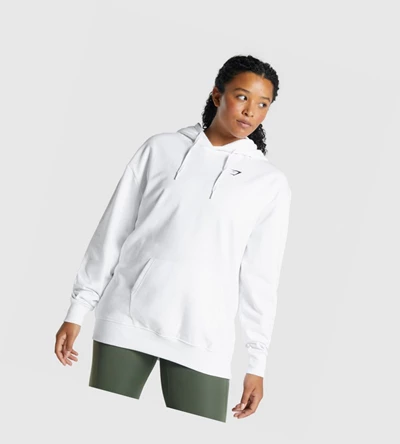 Gymshark Koulutus Oversized Naisten Vaatteet Valkoinen | MKAJLD843