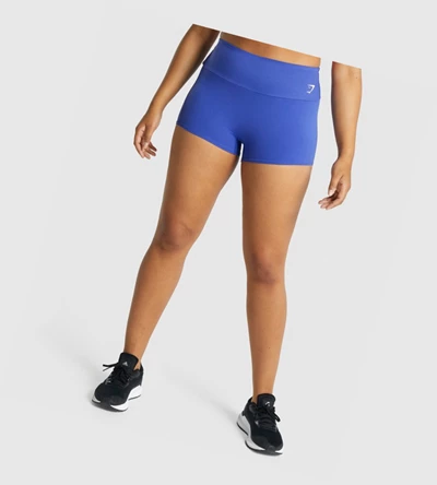 Gymshark Koulutus Quad Naisten Shortsit Tummansininen | ONFGPC370