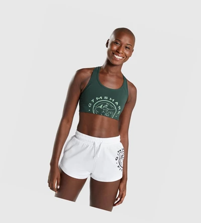 Gymshark Legacy Graafinen Naisten Urheiluliivit Tummanvihreä | NUZAPD412
