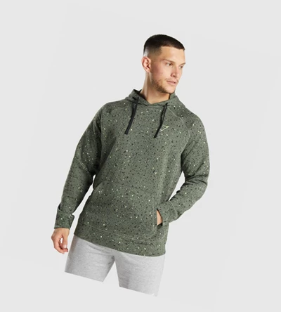 Gymshark Micro Print Miesten Vaatteet Vihreä | GYBKXO789