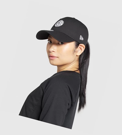 Gymshark New Era Legacy 9Forty Naisten Headband Mustat | BYSJOF846