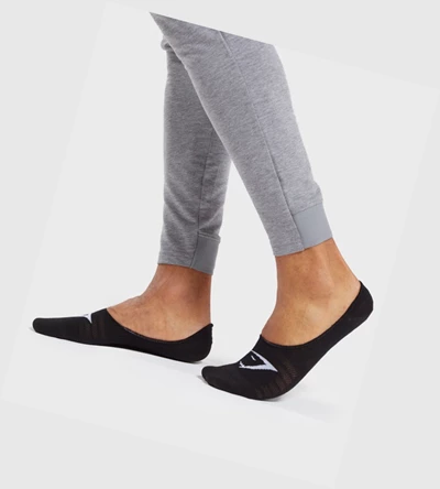 Gymshark No Show 3pk Naisten Sukat Mustat | YORQVP847