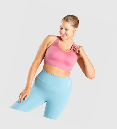 Gymshark Open Back Koulutus Naisten Urheiluliivit Pinkki | ASTXOD573