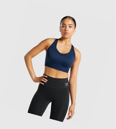 Gymshark Open Back Koulutus Naisten Urheiluliivit Laivastonsininen | KLCHZJ104