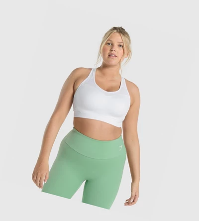 Gymshark Open Back Koulutus Naisten Urheiluliivit Valkoinen | MGJSXD926