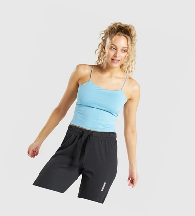Gymshark Pause Cami Naisten Hihaton Paita Vaaleansininen | CLJMFY307
