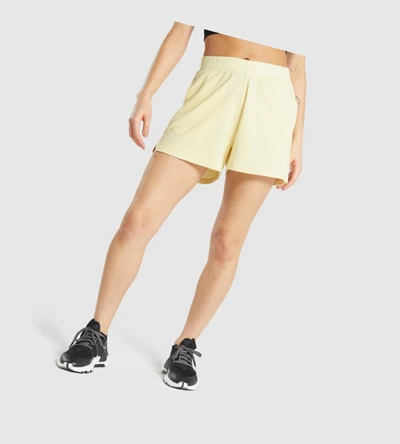 Gymshark Pause Loose Naisten Shortsit Keltainen | NADSOX894
