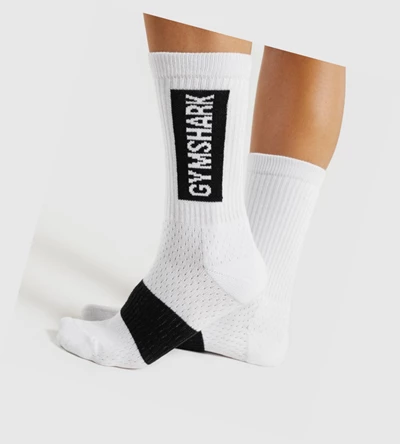 Gymshark Premium (1pk) Miesten Sukat Valkoinen | UQXVZR152