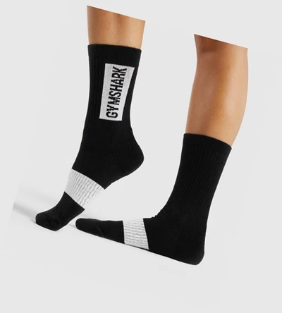 Gymshark Premium (1pk) Naisten Sukat Mustat | YSGKLH251