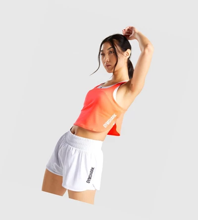 Gymshark Pulse Crop Top Naisten Puserot Koralli | RWYNKI817