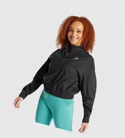 Gymshark Pulse Woven Naisten Vaatteet Mustat | HLIPVA065