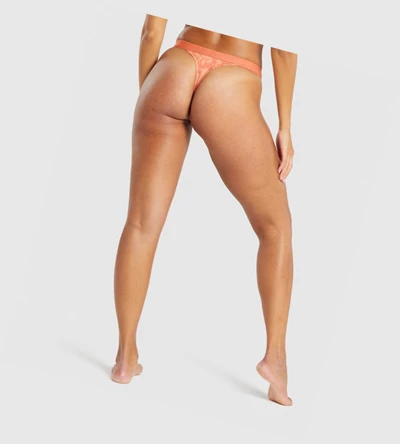Gymshark Puuvilla High Rise Ranne Naisten Alusvaatteet Oranssi | FSGXIA930