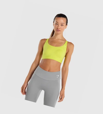Gymshark Racer Back Koulutus Naisten Urheiluliivit Keltainen | ZUTCAD473