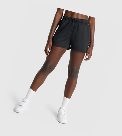 Gymshark Recess Naisten Shortsit Mustat | LIWCXB736