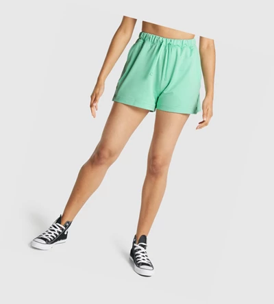 Gymshark Recess Naisten Shortsit Vaaleanvihreä | HDKENS125