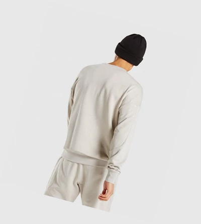 Gymshark Restore Sweatshirt Miesten Vaatteet Harmaat | NYLEOW504