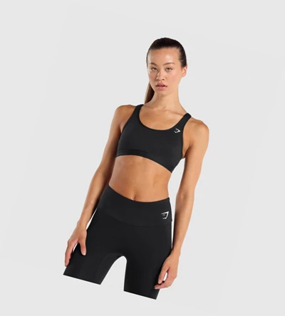 Gymshark Scoop Neck Koulutus Naisten Urheiluliivit Mustat | DYITLE367