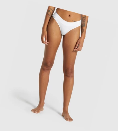 Gymshark Seamless Low Rise Ranne Naisten Alusvaatteet Valkoinen | GXNIPZ325