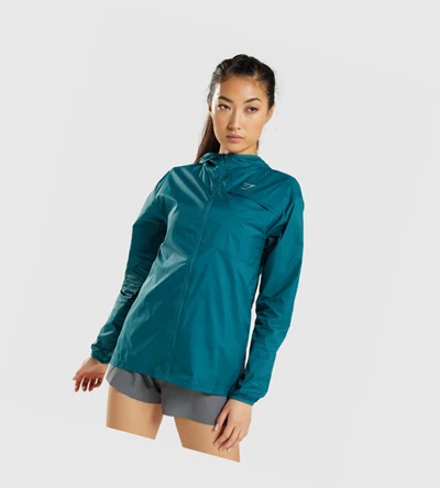 Gymshark Speed Windbreaker Naisten Vaatteet Turkoosi | FHVCJE736