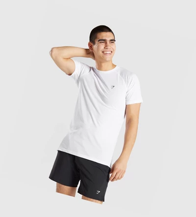 Gymshark Studio Miesten T Paidat Valkoinen | LGJHDK410