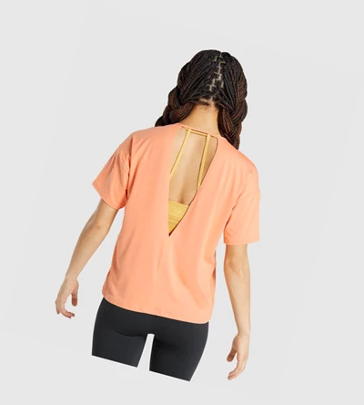 Gymshark Studio Naisten T Paidat Koralli | ZJBYCA580