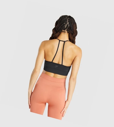 Gymshark Studio Seamless Naisten Urheiluliivit Mustat | HZQKNG816