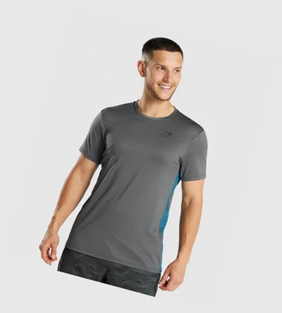 Gymshark Urheilu Miesten T Paidat Harmaat | GNMCPK704