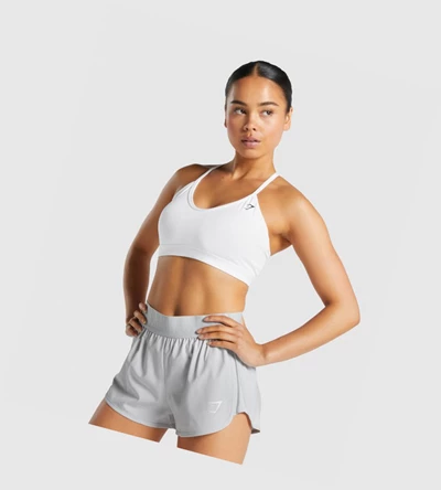 Gymshark V Neck Koulutus Naisten Urheiluliivit Valkoinen | JVPDHE940