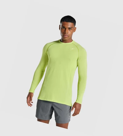 Gymshark Vital Light Seamless Miesten T Paidat Keltainen | RIQOFH025
