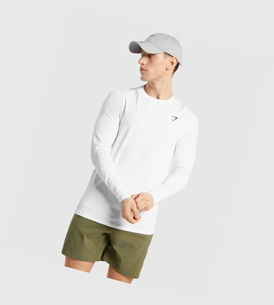Gymshark Vital Miesten T Paidat Valkoinen | OTXKJD017